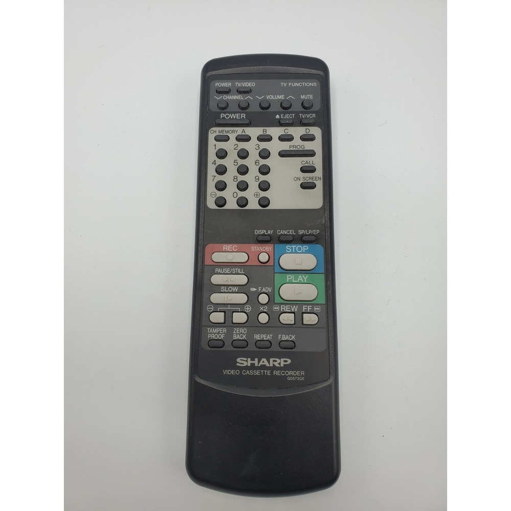 Sharp G0573GE Remote Control‎ for VC8870,VC-8870U,VC-H870,VC-H870U,VC-H890C